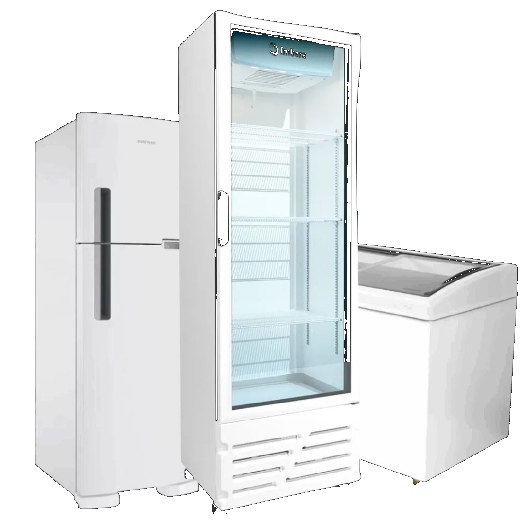 Geladeira, freezer e balcão refrigerado consertados pela MGTech